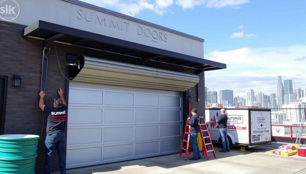 commercial Garage door installation