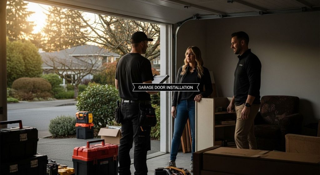 preparing garage installation