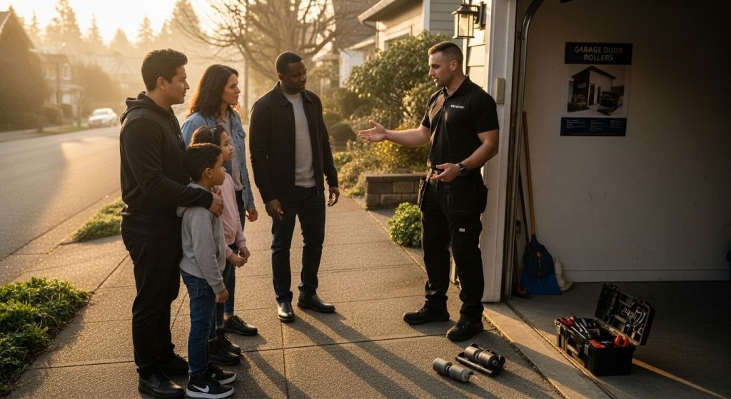 Garage door rollers Seattle