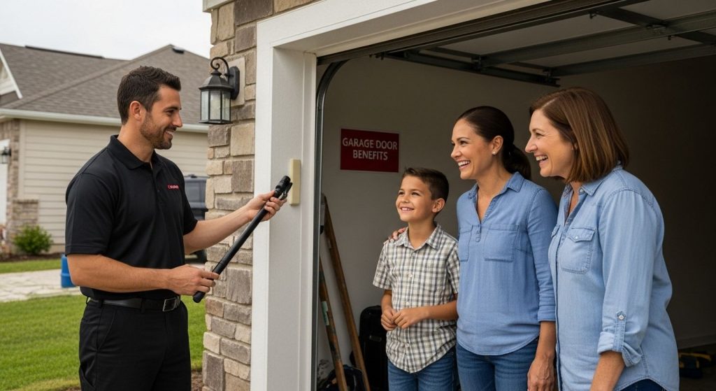 garage door replacement benefits