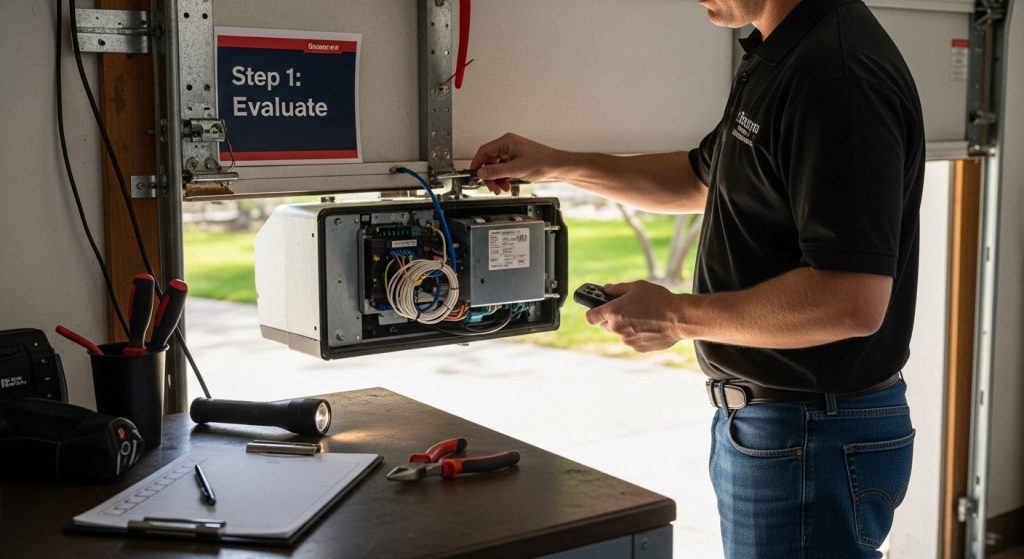 garage door opener security inspection