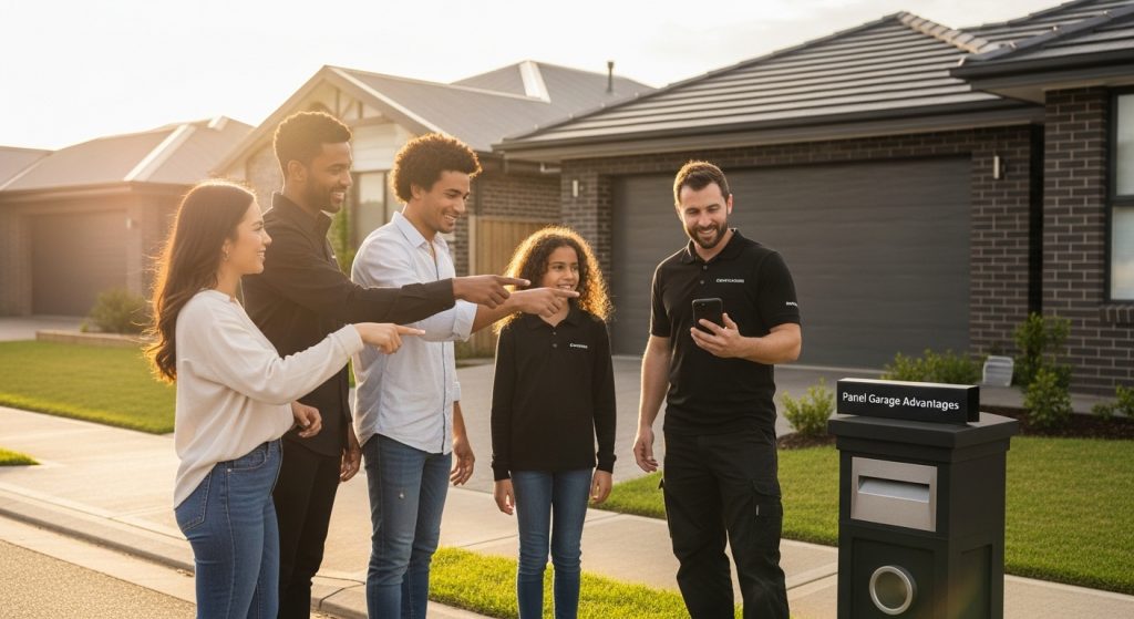 panel garage door advantages