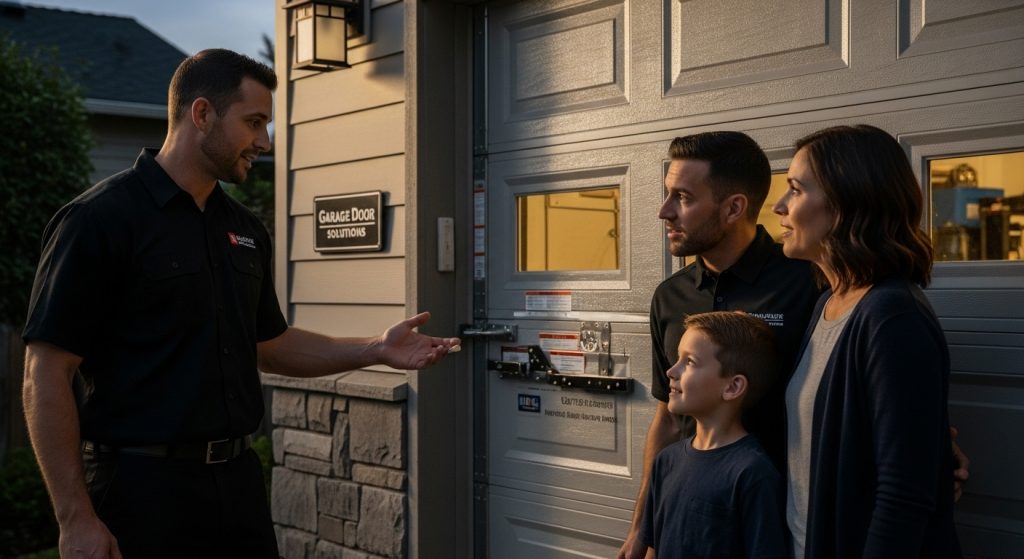 industrial garage door Seattle home