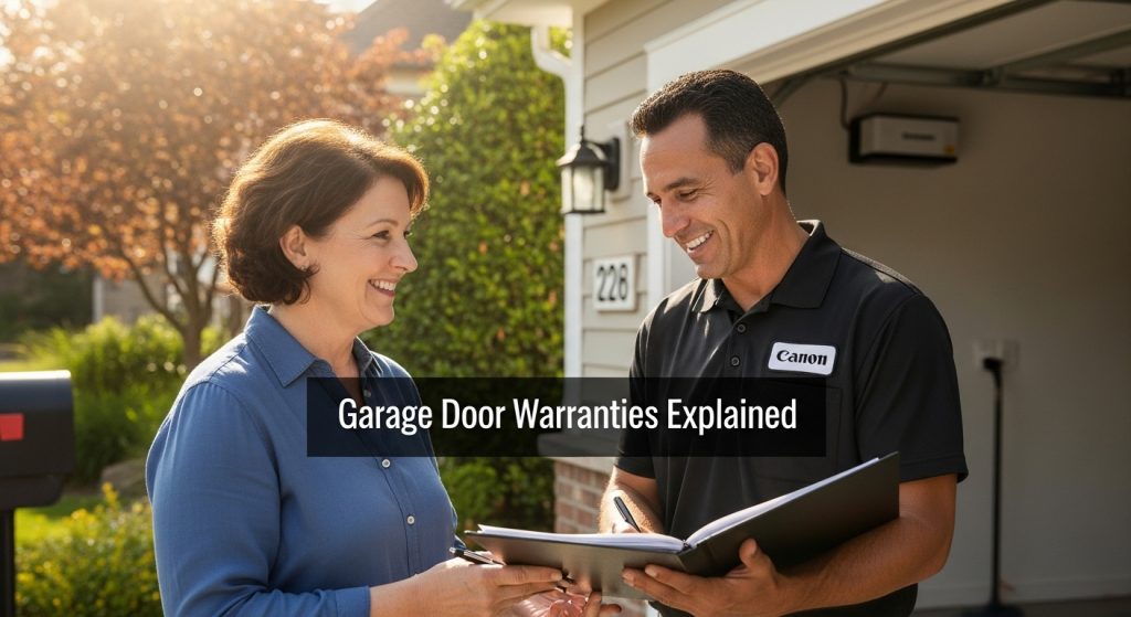 garage door warranty discussion
