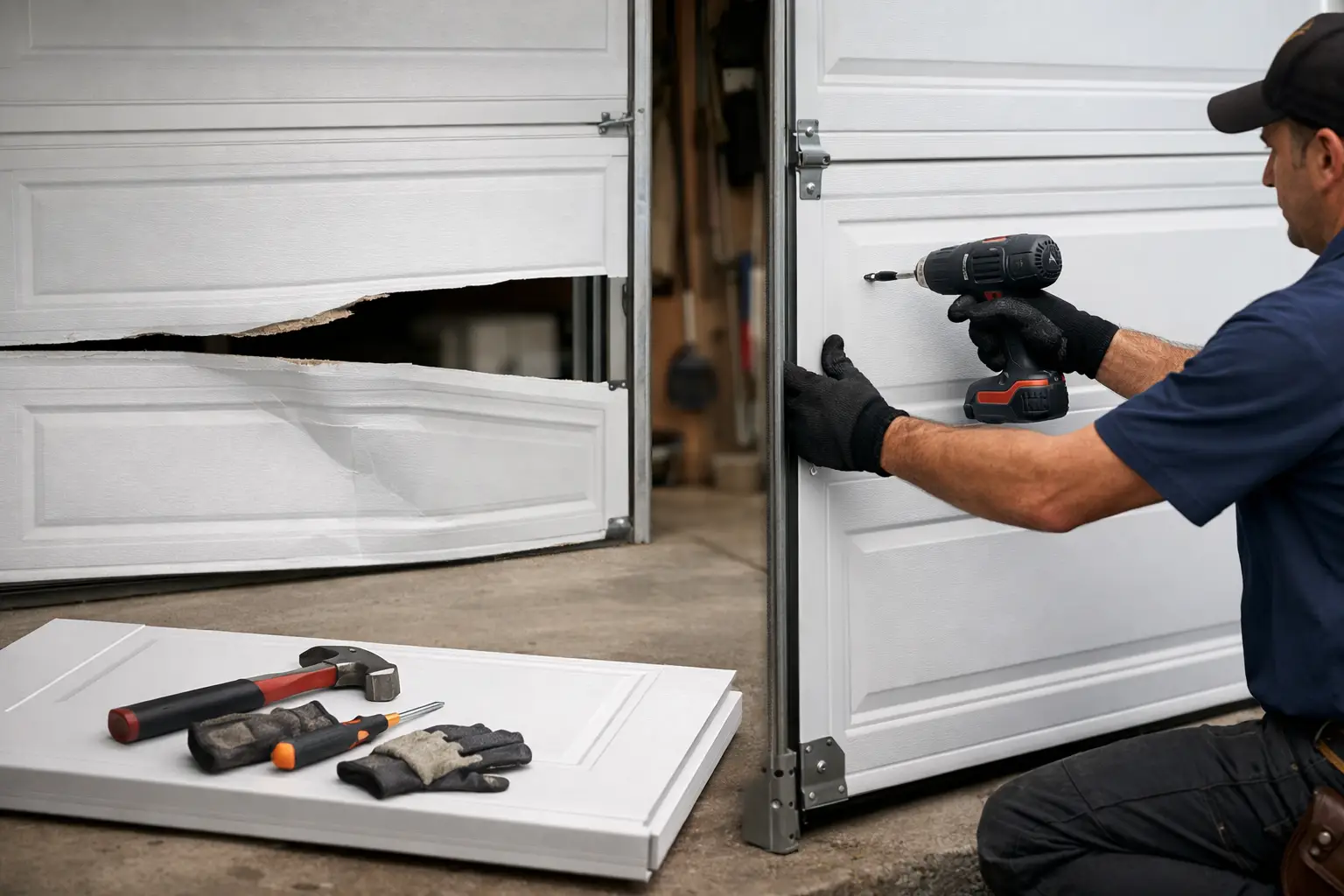 Garage Door Panel Replacement: Repair or Replace?