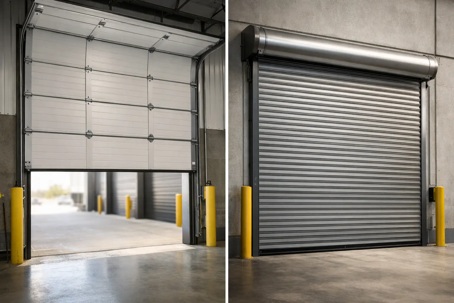 Sectional Versus Roll Up Doors