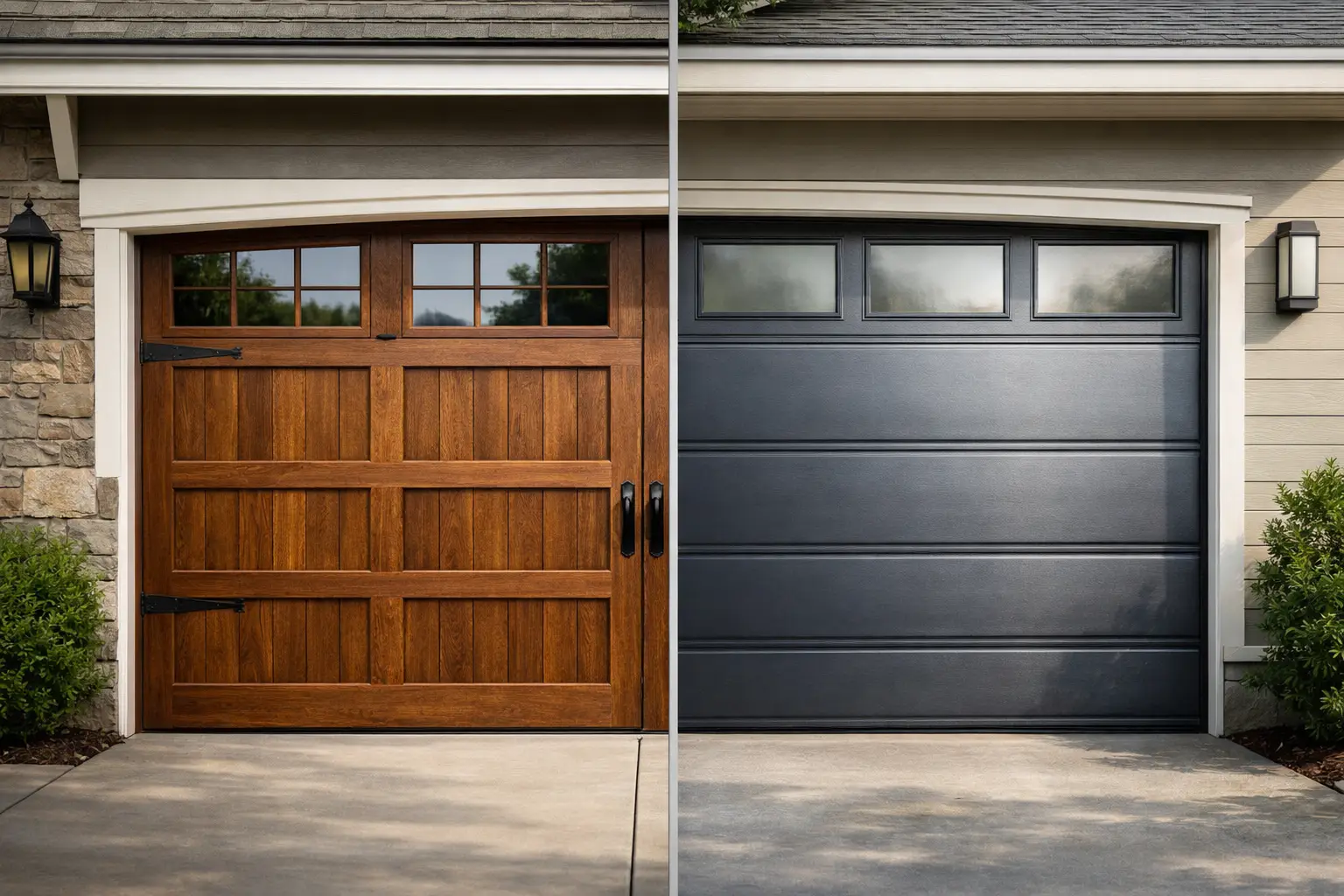 Wood vs Steel Garage Doors: Which Fits Best?