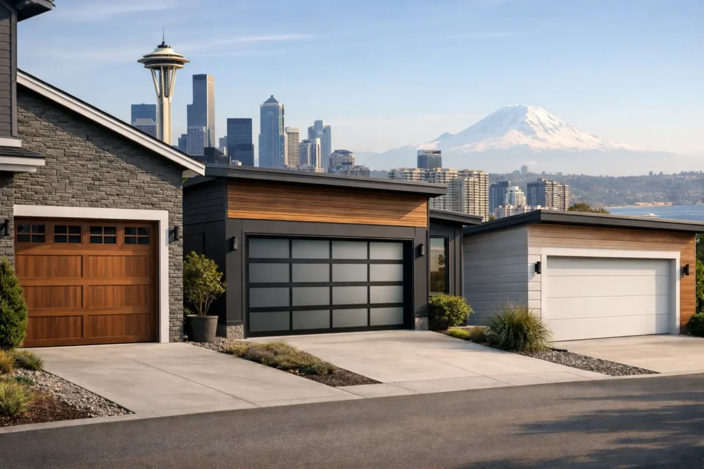 Best Garage Door Options for Seattle Homes