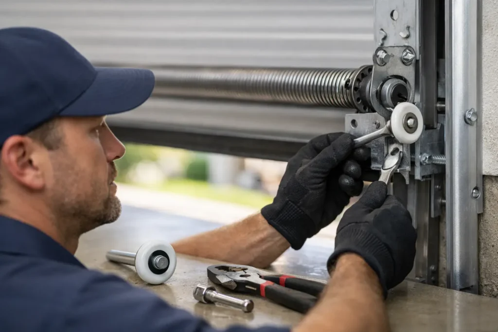 When to Book a Garage Door Roller Replacement Service